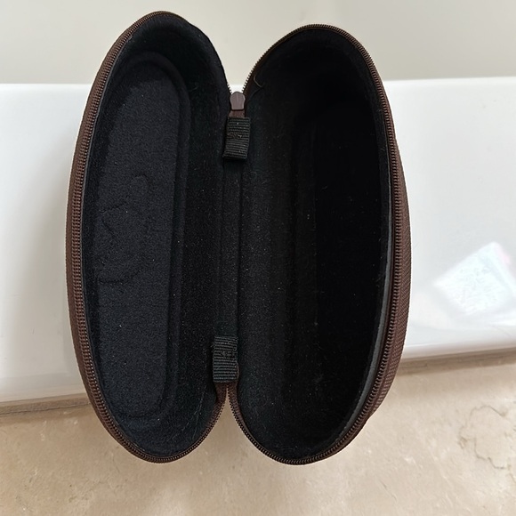 🕶️ Maui Jim Sunglasses Brown Case Blue Logo 🤎💙 - Picture 4 of 5